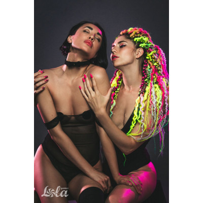 Черный ошейник Decadence с бабочкой Черный ошейник Decadence с бабочкой