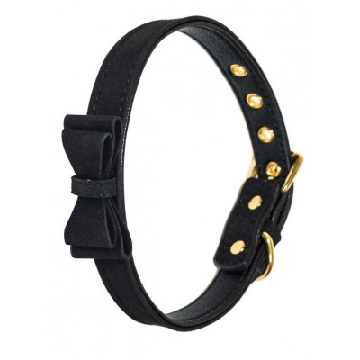 Черный ошейник Decadence с бабочкой Черный ошейник Decadence с бабочкой