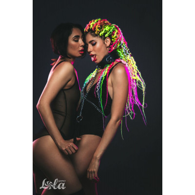 Черный ошейник Fetish с поводком Черный ошейник Fetish с поводком