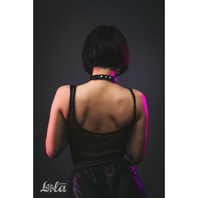 Черный ошейник Intrigue Черный ошейник Intrigue