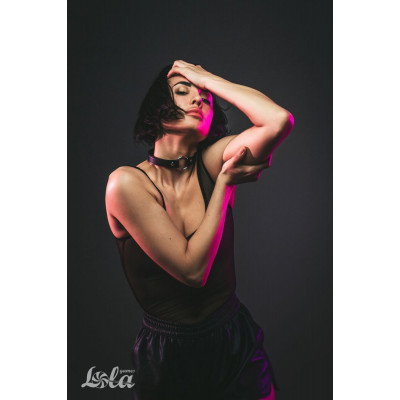 Черный ошейник Intrigue Черный ошейник Intrigue