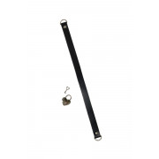 Черный ошейник Utopia с замком и ключиком