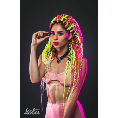 Черный ошейник Utopia с замком и ключиком Черный ошейник Utopia с замком и ключиком