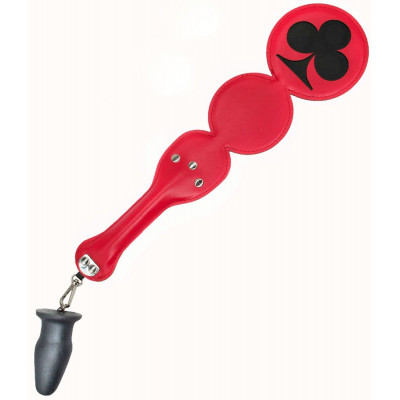 Шлёпалка Трефы с анальным плагом Шлёпалка Трефы с анальным плагом