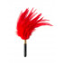 Красный перьевой тиклер Plume - 23 см. Красный перьевой тиклер Plume - 23 см.