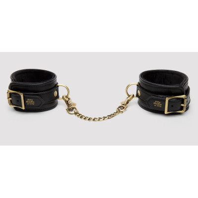 Черные оковы на ноги Bound to You Faux Leather Ankle Cuffs Черные оковы на ноги Bound to You Faux Leather Ankle Cuffs