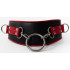 Черно-красный ошейник с колечками Черно-красный ошейник с колечками