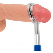 Синяя петля-стимулятор головки Glans Stimulation Loop - 19,1 см.