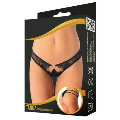 Оригинальные кружевные трусики-танга с сердечком Оригинальные кружевные трусики-танга с сердечком