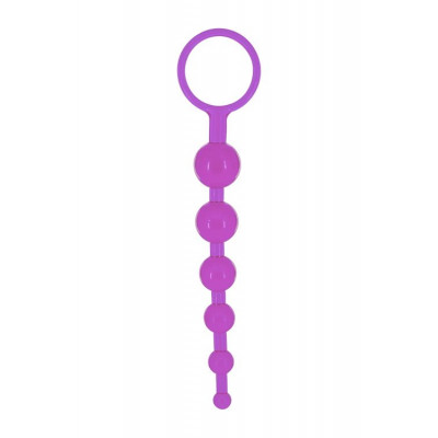 Фиолетовая анальная цепочка DRAGONZ TALE ANAL - 20 см. Фиолетовая анальная цепочка DRAGONZ TALE ANAL - 20 см.