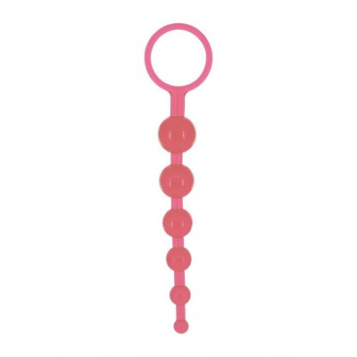 Розовая анальная цепочка DRAGONZ TALE ANAL - 20 см. Розовая анальная цепочка DRAGONZ TALE ANAL - 20 см.
