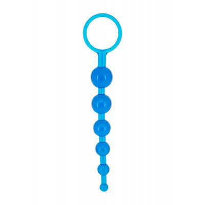 Синяя анальная цепочка DRAGONZ TALE ANAL - 20 см. Синяя анальная цепочка DRAGONZ TALE ANAL - 20 см.