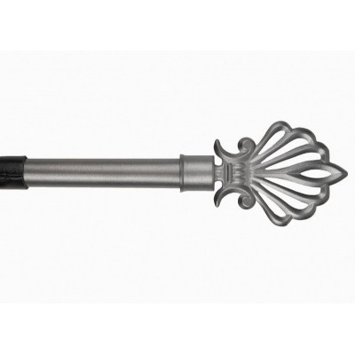 Черная многохвостая плеть с витой ручкой - 63 см. Черная многохвостая плеть с витой ручкой - 63 см.