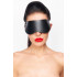 Черная кожаная маска без прорезей для глаз Черная кожаная маска без прорезей для глаз