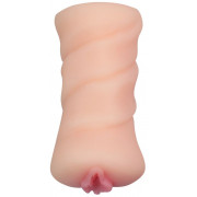 Телесный мастурбатор-вагина X-Basic Pocket Pussy без вибрации