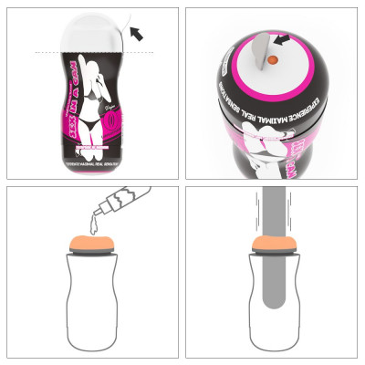 Телесный мастурбатор-вагина Sex In A Can Vagina Lotus Tunnel Телесный мастурбатор-вагина Sex In A Can Vagina Lotus Tunnel