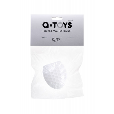 Белый рельефный мастурбатор Pufl Белый рельефный мастурбатор Pufl
