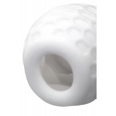 Белый рельефный мастурбатор Pufl Белый рельефный мастурбатор Pufl