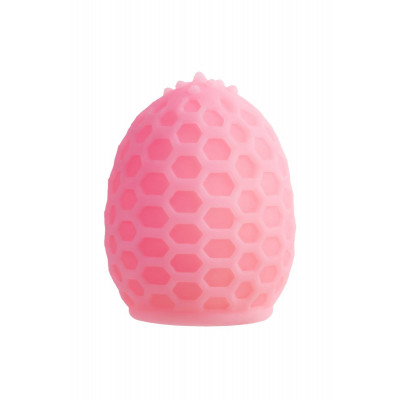 Розовый рельефный мастурбатор Pufl Розовый рельефный мастурбатор Pufl