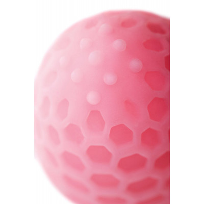 Розовый рельефный мастурбатор Pufl Розовый рельефный мастурбатор Pufl