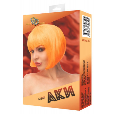 Оранжевый парик Аки Оранжевый парик Аки