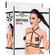 Черная портупея Ингрид