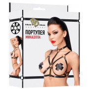 Черная портупея Микаэлла