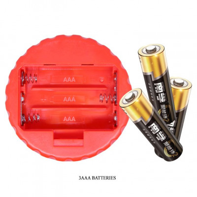 Вибромастурбатор-вагина Emily в красной колбе Вибромастурбатор-вагина Emily в красной колбе