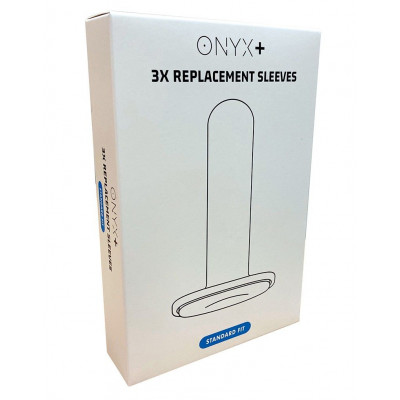 Набор из 3 стандартных сменных рукавов для мастурбатора Onyx Набор из 3 стандартных сменных рукавов для мастурбатора Onyx