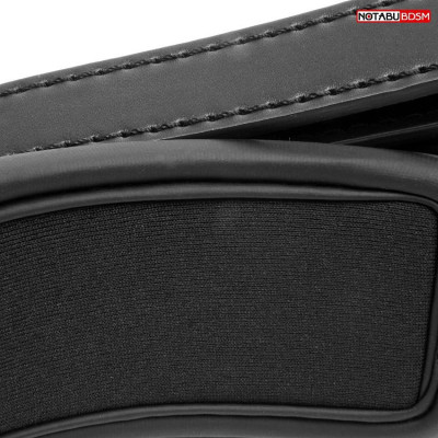 Черный мягкий ошейник с металлическим поводком Черный мягкий ошейник с металлическим поводком