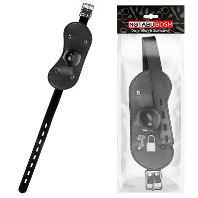 Оригинальный кляп с широким ремешком Оригинальный кляп с широким ремешком