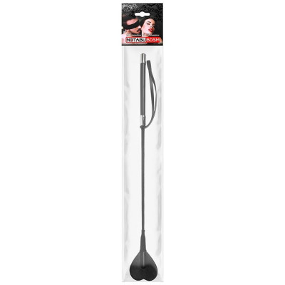 Черный стек с наконечником-сердечком - 54 см. Черный стек с наконечником-сердечком - 54 см.