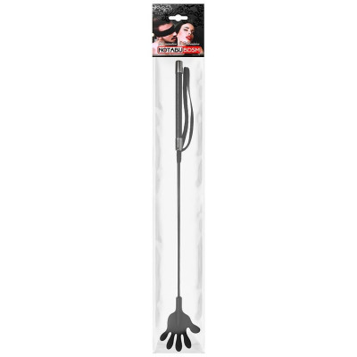 Черный стек с наконечником-ладошкой - 55 см. Черный стек с наконечником-ладошкой - 55 см.