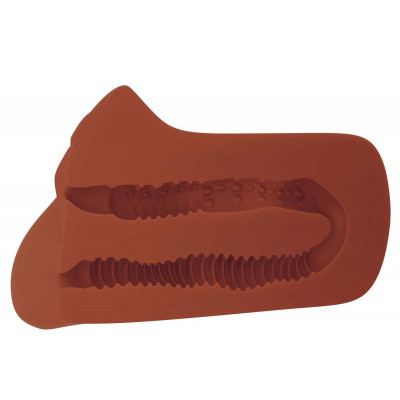 Коричневый мастурбатор Pick Your Pleasure Stroker Коричневый мастурбатор Pick Your Pleasure Stroker