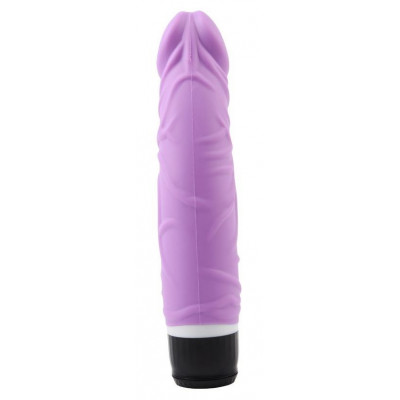 Фиолетовый вибратор-реалистик Thick Realistic Dildo - 19,5 см. Фиолетовый вибратор-реалистик Thick Realistic Dildo - 19,5 см.