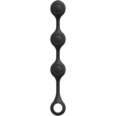 Черные утяжеленные анальные шарики Anal Essentials Weighted Silicone Anal Balls - 34,3 см. Черные утяжеленные анальные шарики Anal Essentials Weighted Silicone Anal Balls - 34,3 см.