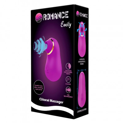 Лиловый вакуумный стимулятор клитора Emily Лиловый вакуумный стимулятор клитора Emily