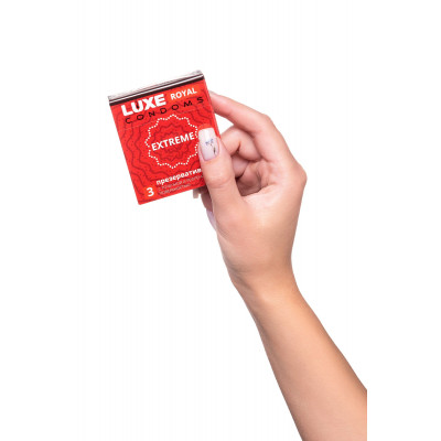 Текстурированные презервативы LUXE Royal Extreme - 3 шт. Текстурированные презервативы LUXE Royal Extreme - 3 шт.