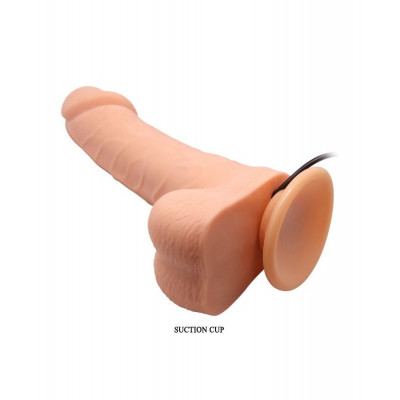 Телесный вибромассажер-ротатор Ken - 20 см. Телесный вибромассажер-ротатор Ken - 20 см.