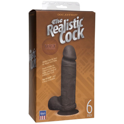 Реалистичный фаллоимитатор The Realistic Cock ULTRASKYN 6 - 17,3 см. Реалистичный фаллоимитатор The Realistic Cock ULTRASKYN 6 - 17,3 см.