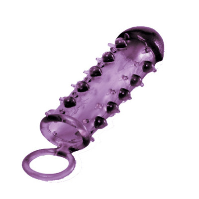 Закрытая фиолетовая насадка с пупырышками SAMURAI PENIS SLEEVE PURPLE - 14,5 см. Закрытая фиолетовая насадка с пупырышками SAMURAI PENIS SLEEVE PURPLE - 14,5 см.