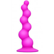 Рельефная лиловая елочка Booty Passion с присоской - 15 см.