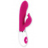 Розовый вибратор Felix с клиторальным стимулятором - 21 см. Розовый вибратор Felix с клиторальным стимулятором - 21 см.