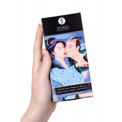 Возбуждающий блеск для губ с ароматом кокоса Божественное удовольствие - 10 мл. Возбуждающий блеск для губ с ароматом кокоса Божественное удовольствие - 10 мл.