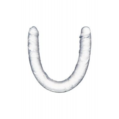 Прозрачный двухсторонний фаллоимитатор Double Dildo - 40 см. Прозрачный двухсторонний фаллоимитатор Double Dildo - 40 см.