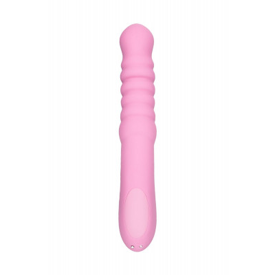 Розовый вибратор Lixy с возвратно-поступательным движением и нагревом - 23 см. Розовый вибратор Lixy с возвратно-поступательным движением и нагревом - 23 см.