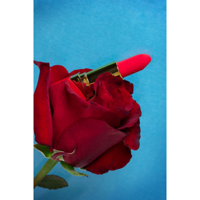 Красный вибратор-помада Pansies - 9 см. Красный вибратор-помада Pansies - 9 см.