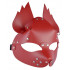 Красная кожаная маска Белочка Красная кожаная маска Белочка