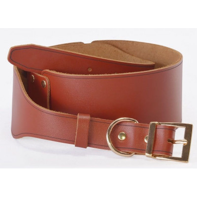Ремень из натуральной кожи карамельного цвета - размер S Ремень из натуральной кожи карамельного цвета - размер S