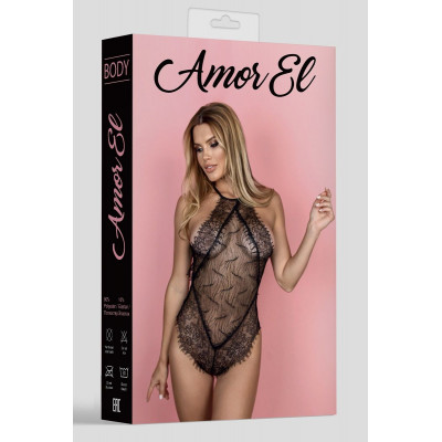 Чарующее боди из кружева с ресничками по краю Чарующее боди из кружева с ресничками по краю